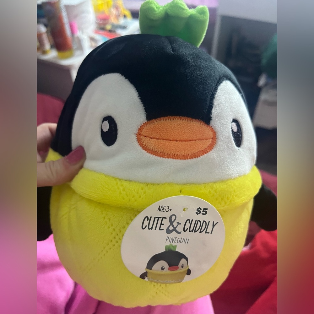 Yellow Penguin Plush Toy